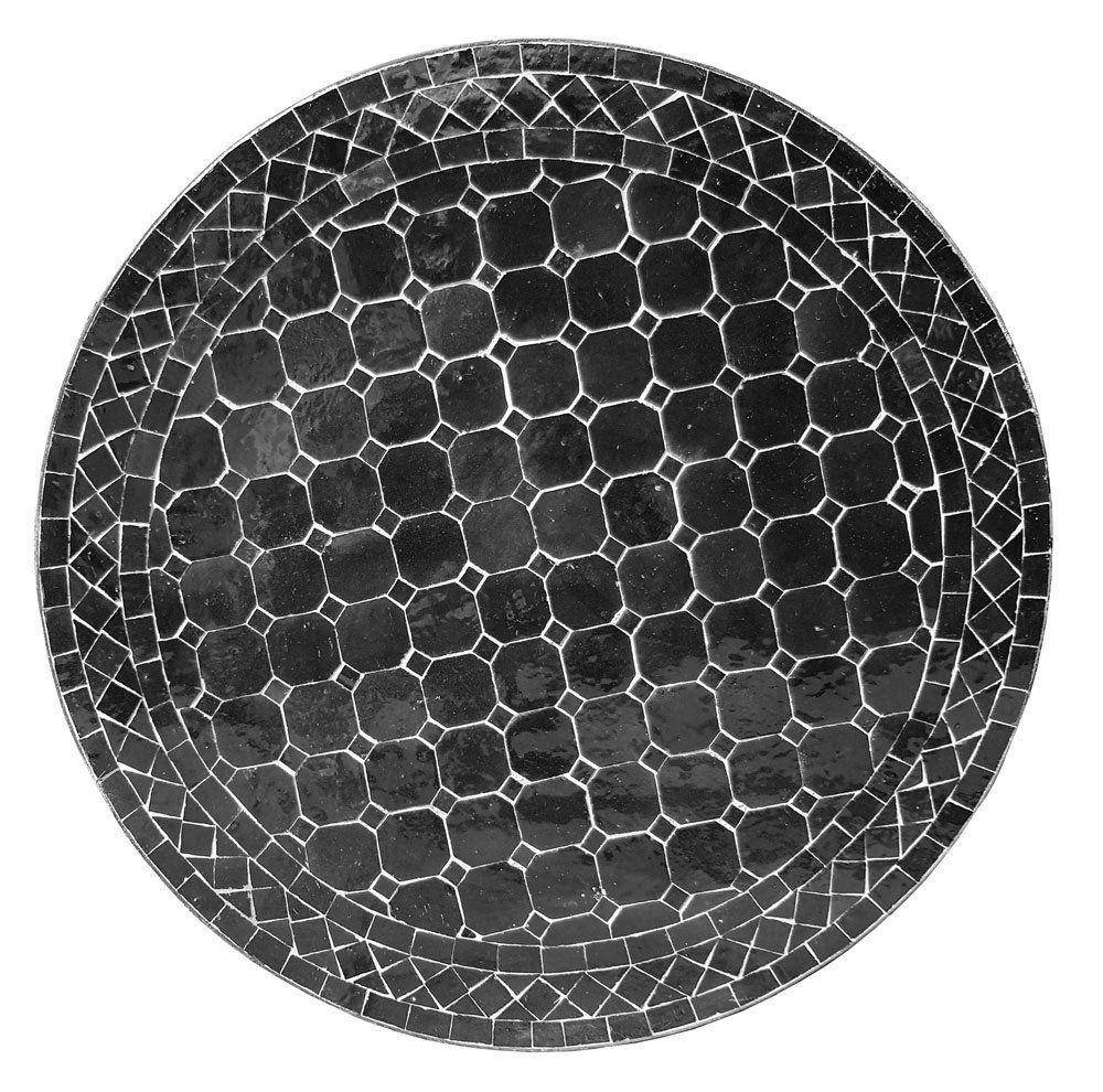 Mosaikbord Svart  mb16