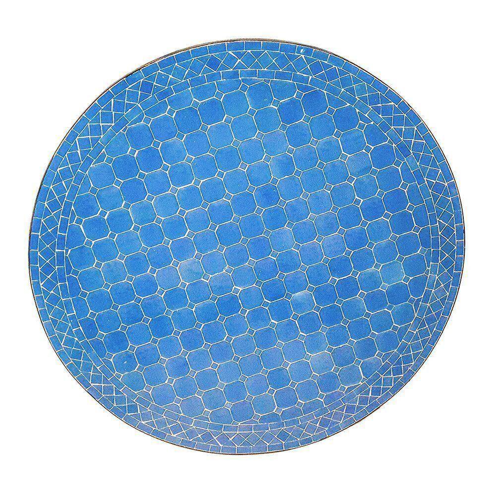 Mosaikbord blå 140 cm